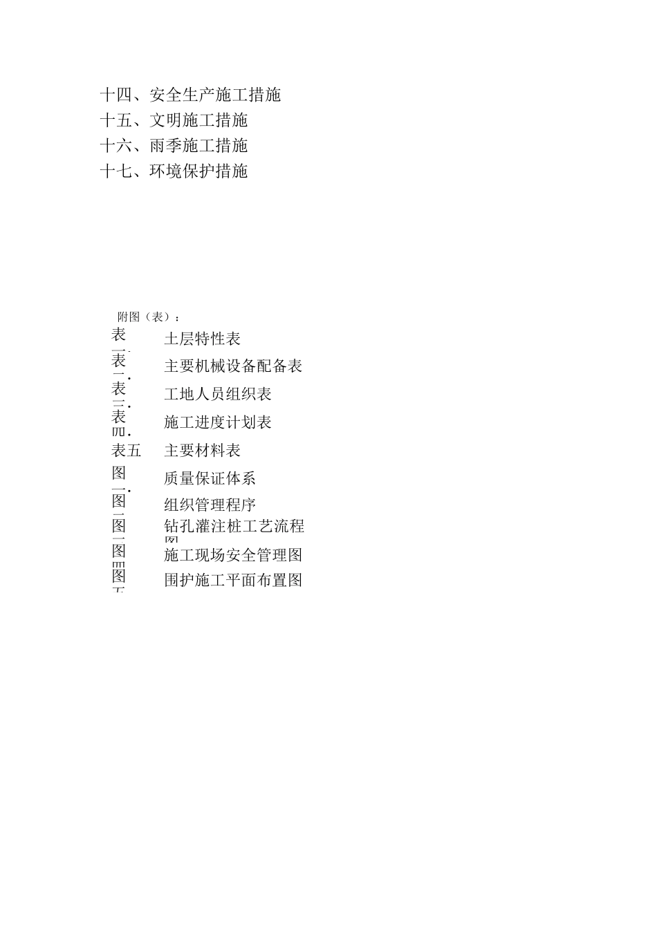 某地下室基坑围护及灌注桩钢构柱工程施工组织设计(DOC54页)_第3页