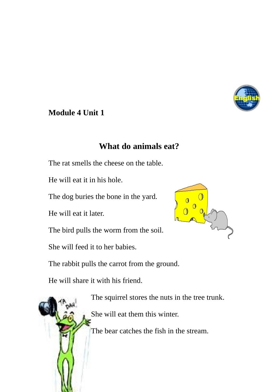 经典小儿英语日读材料_第1页