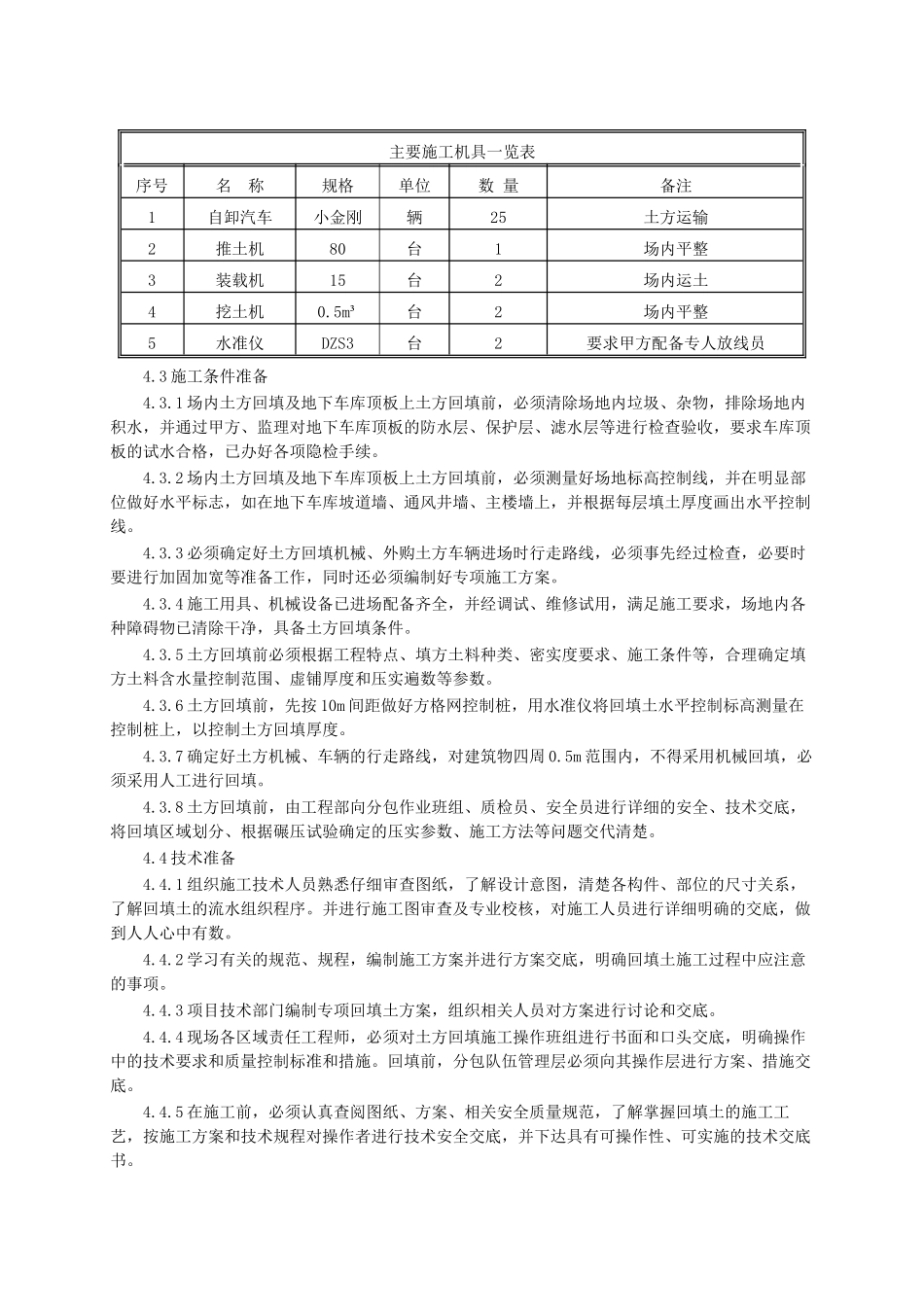 某小区室外土方回填施工方案_第3页