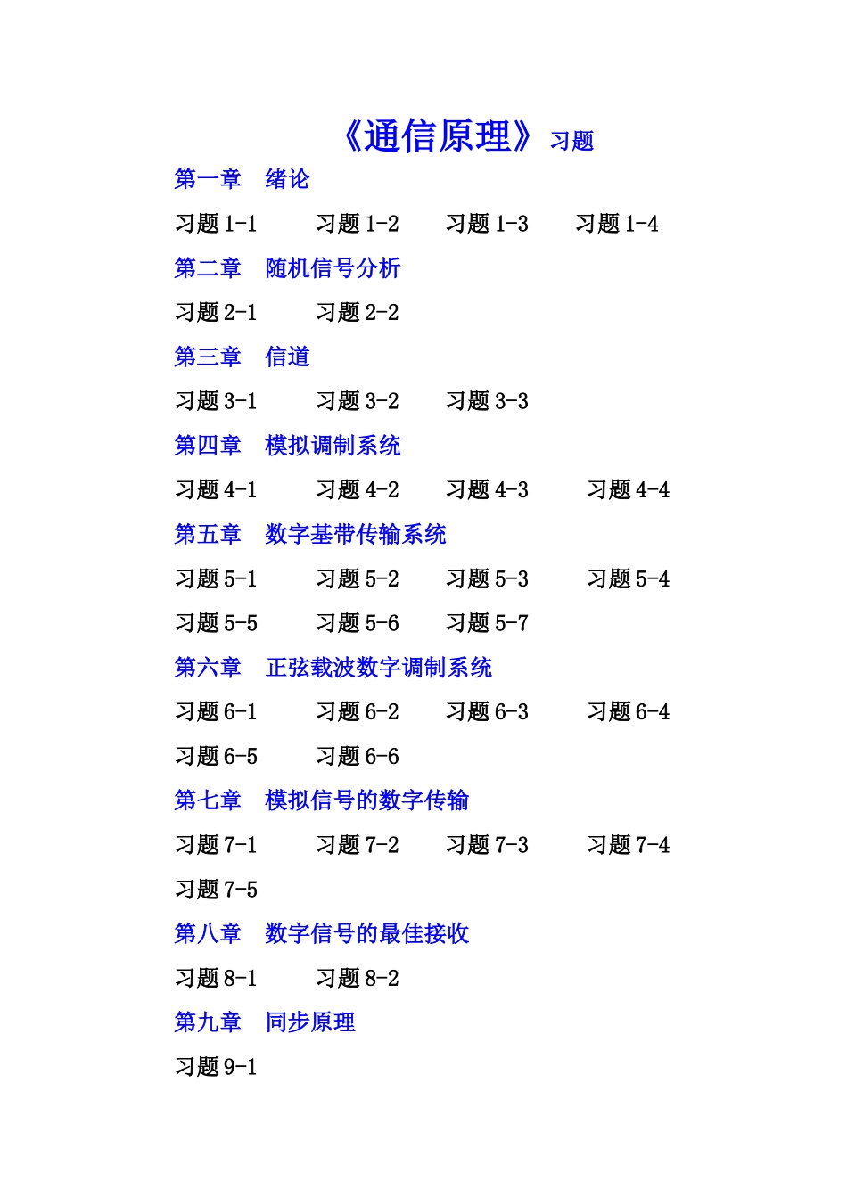 通信原理习题_第1页