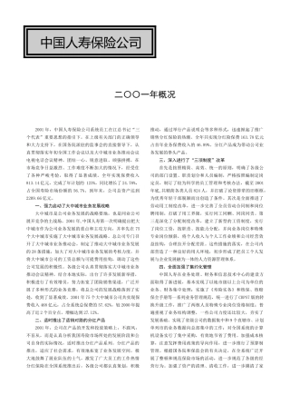 中国人寿保险公司