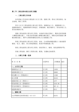 道路园林景观施工组织设计(二)