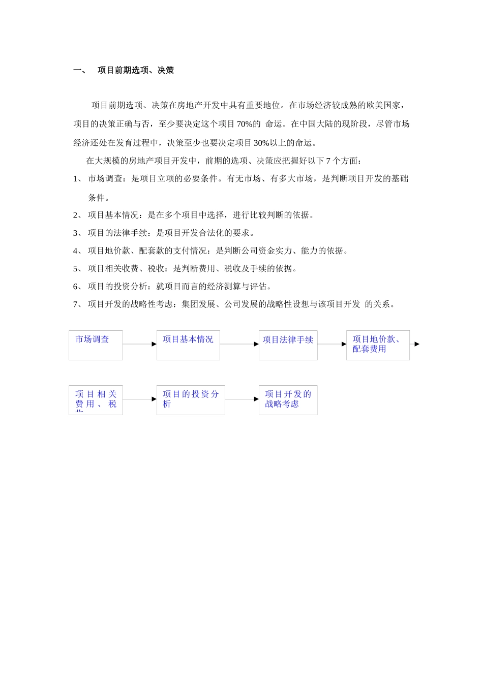 某地产开发城市居民住宅的经验教训及其规律性总结项目前期1_第3页