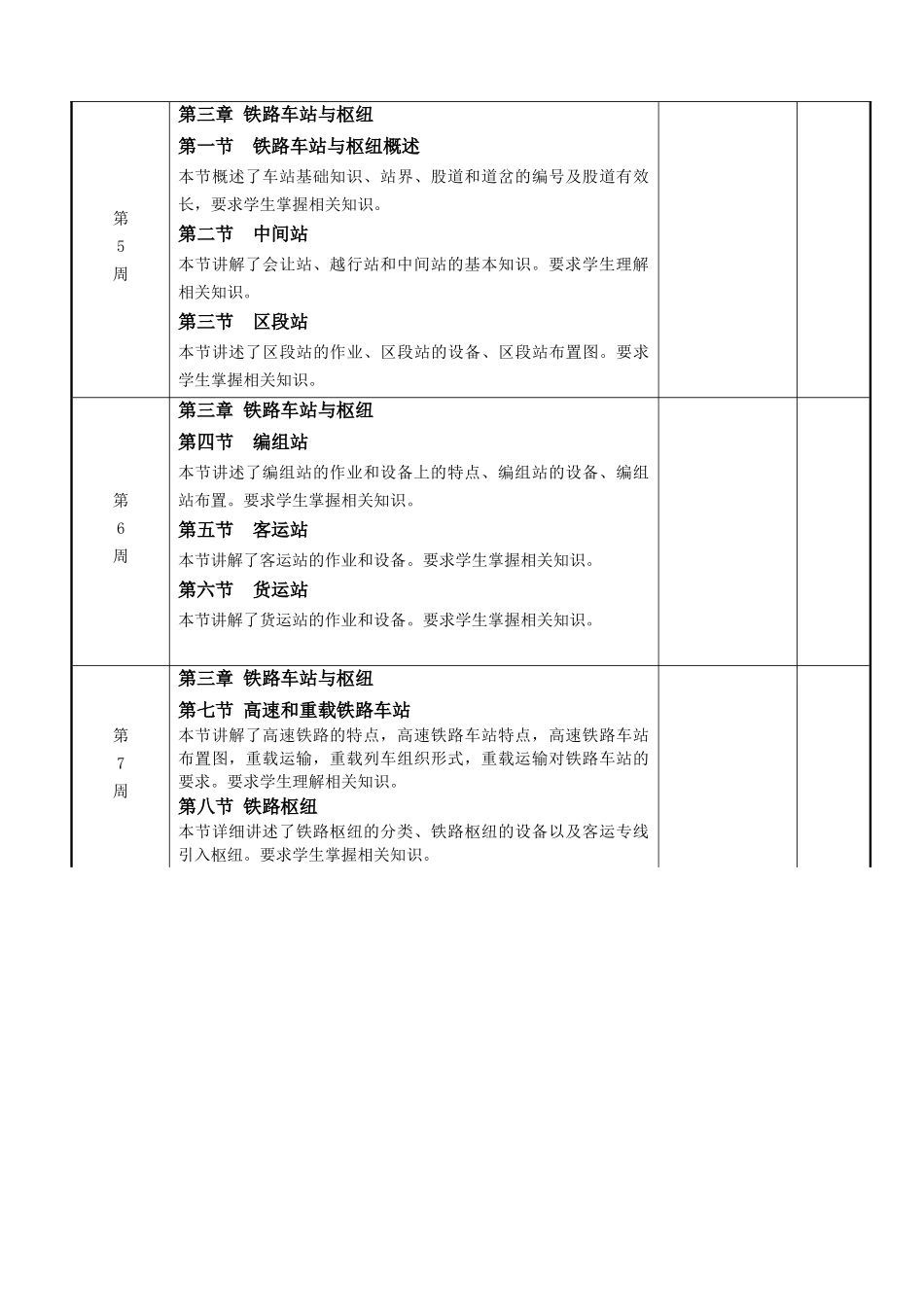 铁路运输设备学期总导学_第3页