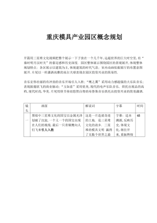 重庆模具产业园区概念规划(1)