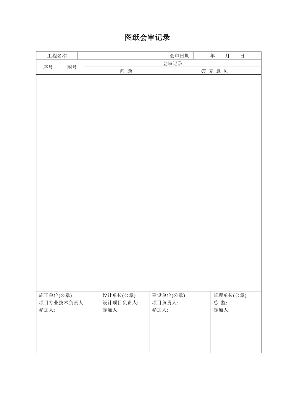 中央空调施工报检报验验收资料以及暖通工程竣工验收表格_第2页