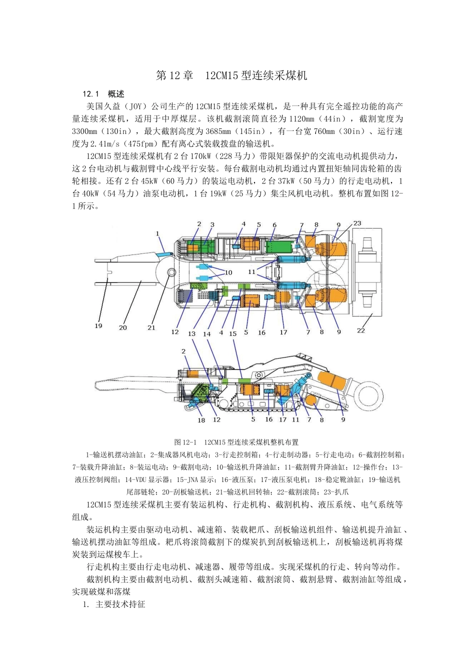 第12章12CM15型连续采煤机_第1页