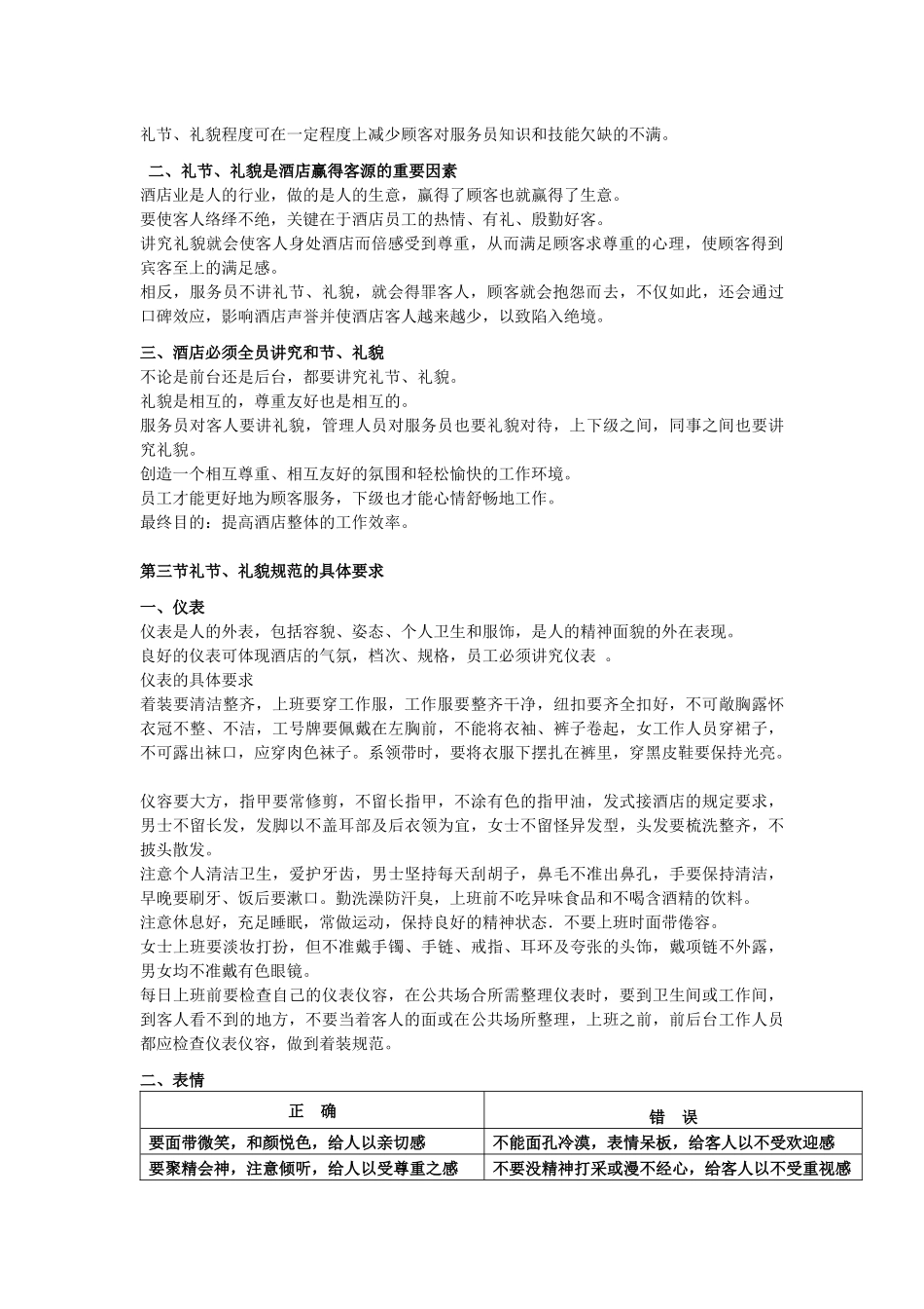 酒店的礼节礼貌规范_第2页