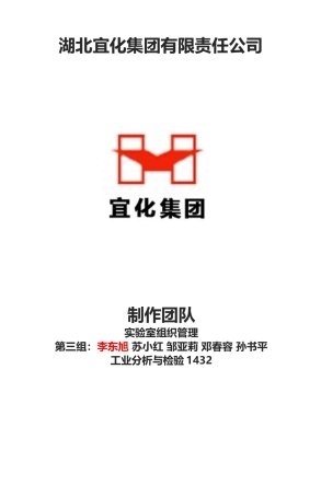 化验室组织管理电子稿