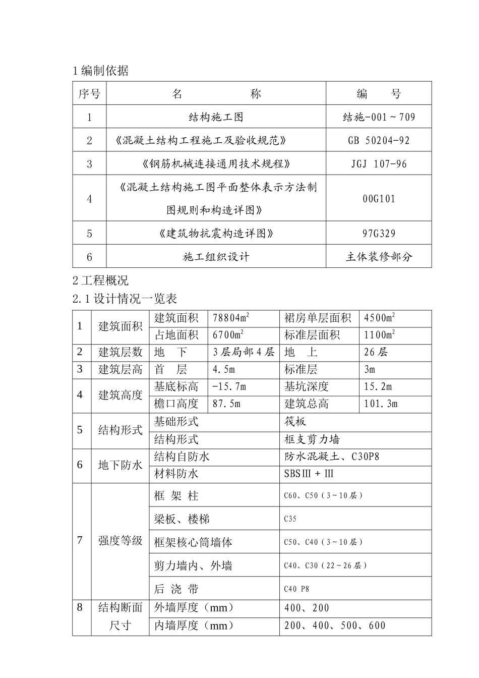 集泰花园工程主体结构钢筋施工方案_第1页