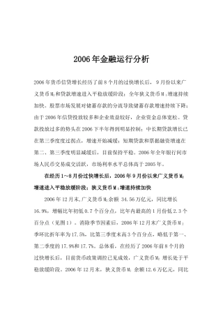 某某年金融运行分析(doc 7)