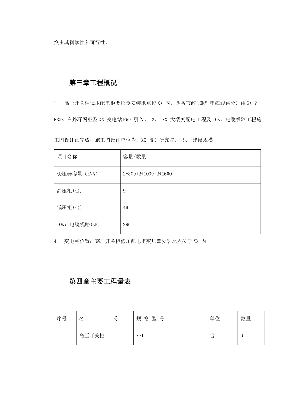 0038某大楼10KV变配电工程施工组织设计_第3页