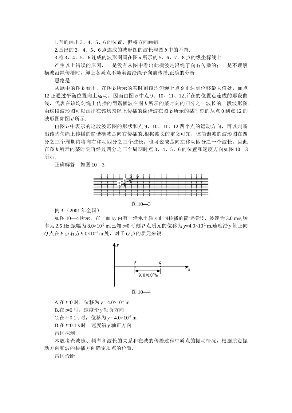机械振动和机械波考试要点_第3页