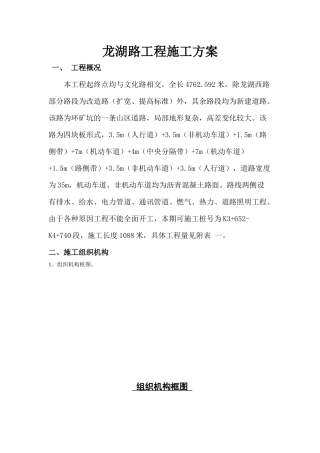 某地产路施工方案培训资料