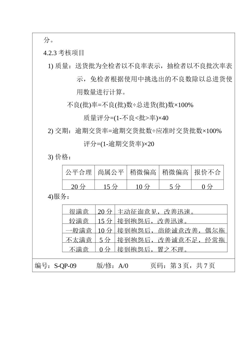 服装企业服装有限公司采购控制程序_第3页