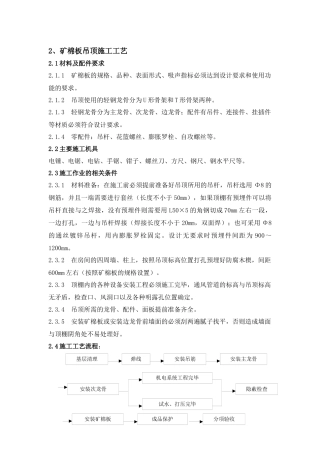 02矿棉板吊顶施工工艺