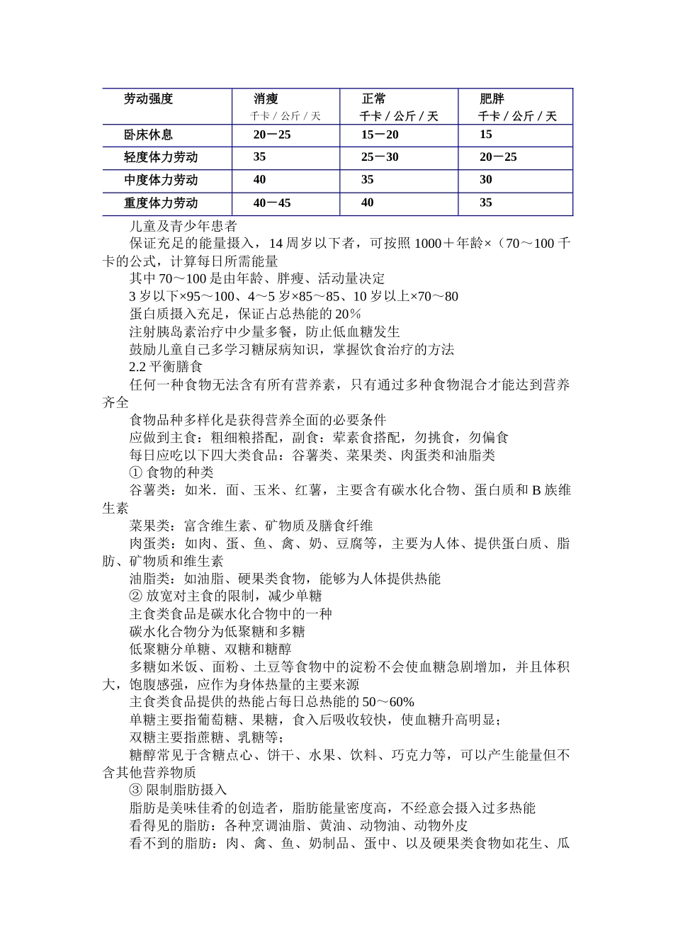 浅谈糖尿病人的饮食禁忌_第2页