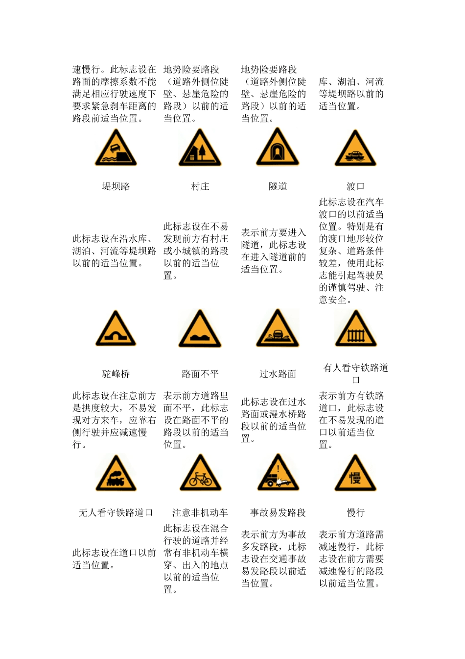 道路交通安全标识_第3页