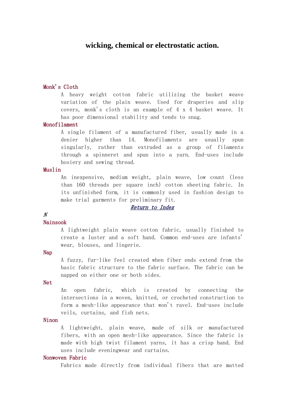 面料英语词典_第1页