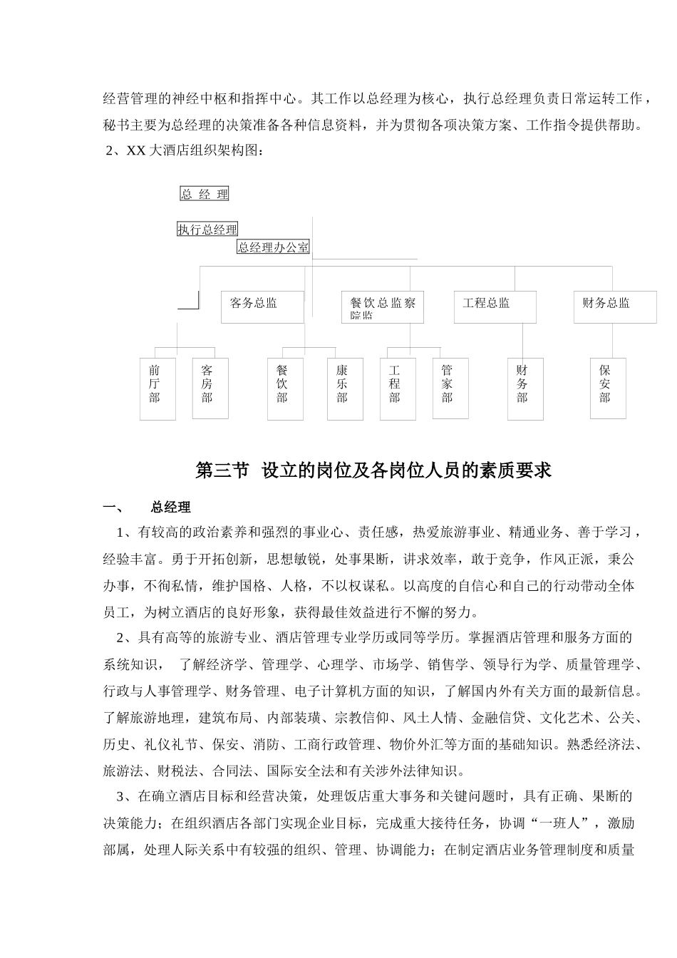 酒店总经理室管理规范_第2页