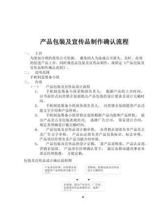产品包装及宣传品制作确认流程（doc 5)