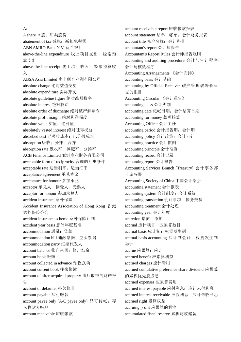 金融词典(最新版)_第1页