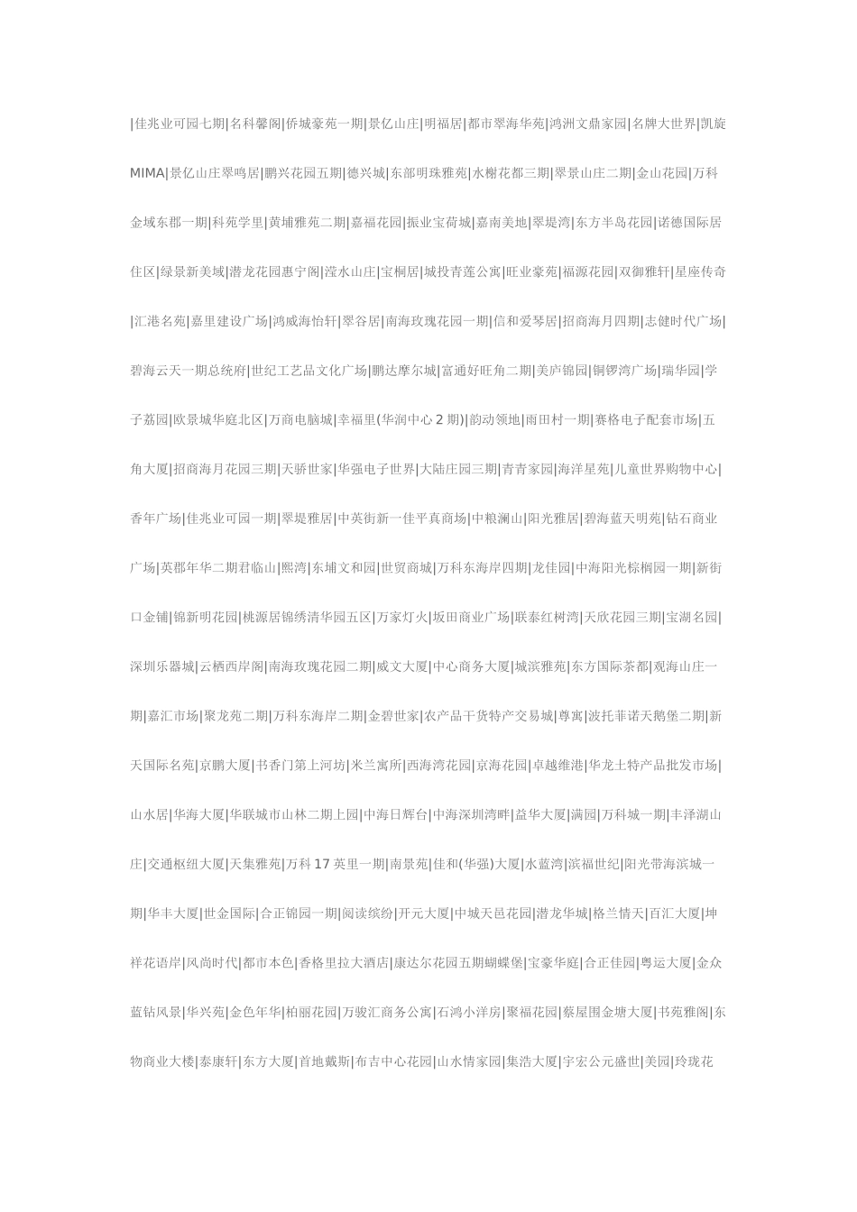 深圳房地产案名集_第2页