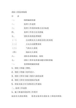 消防工程监理细则（DOC33页）