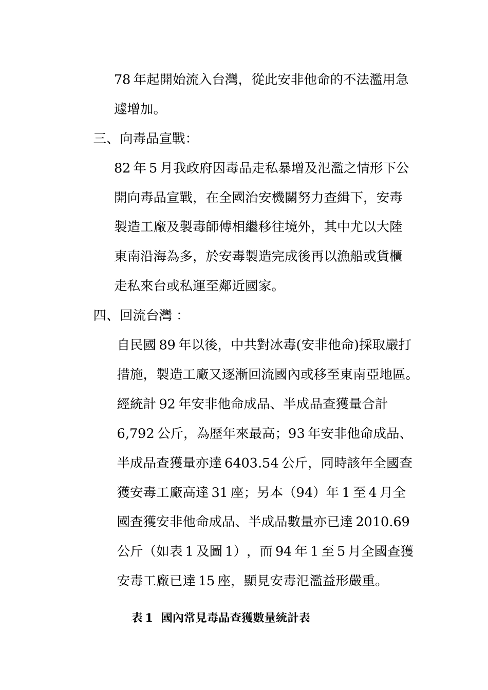 近年国内安非他命毒品制造趋势之分析与检讨_第2页