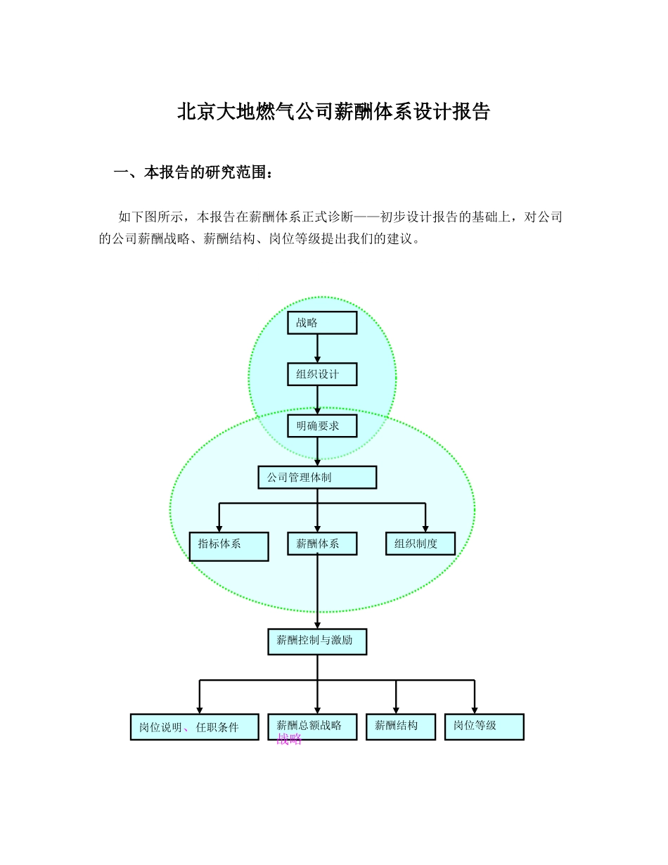 北京某某燃气公司员工薪酬体系设计报告_第2页