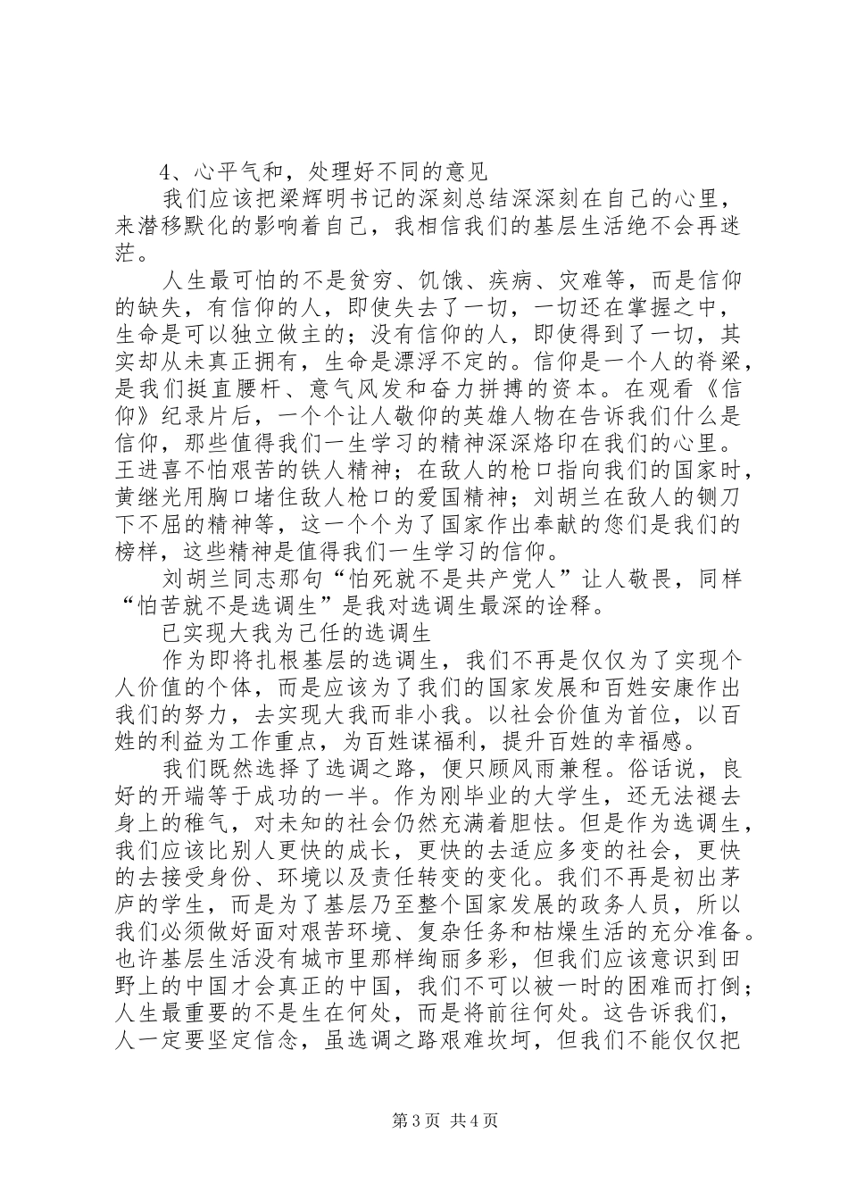 选调生驻村心得体会_第3页