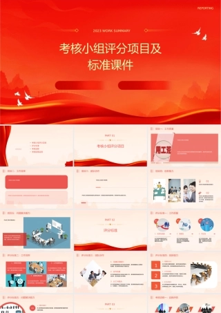 考核小组评分项目及标准