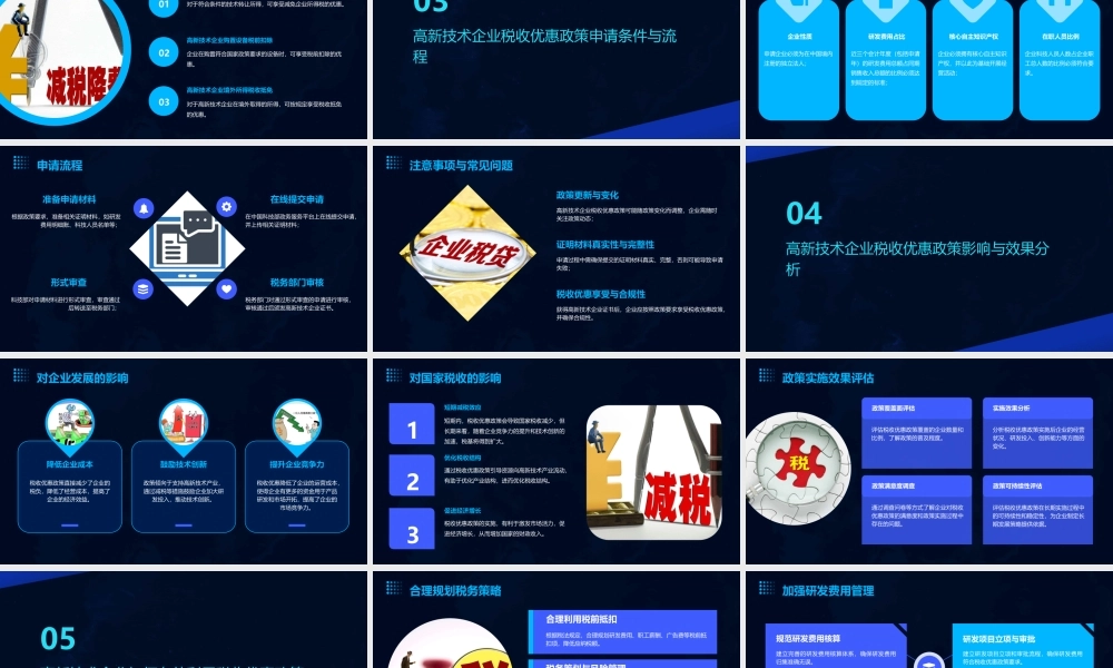 高新技术企业税收优惠政策深度解读