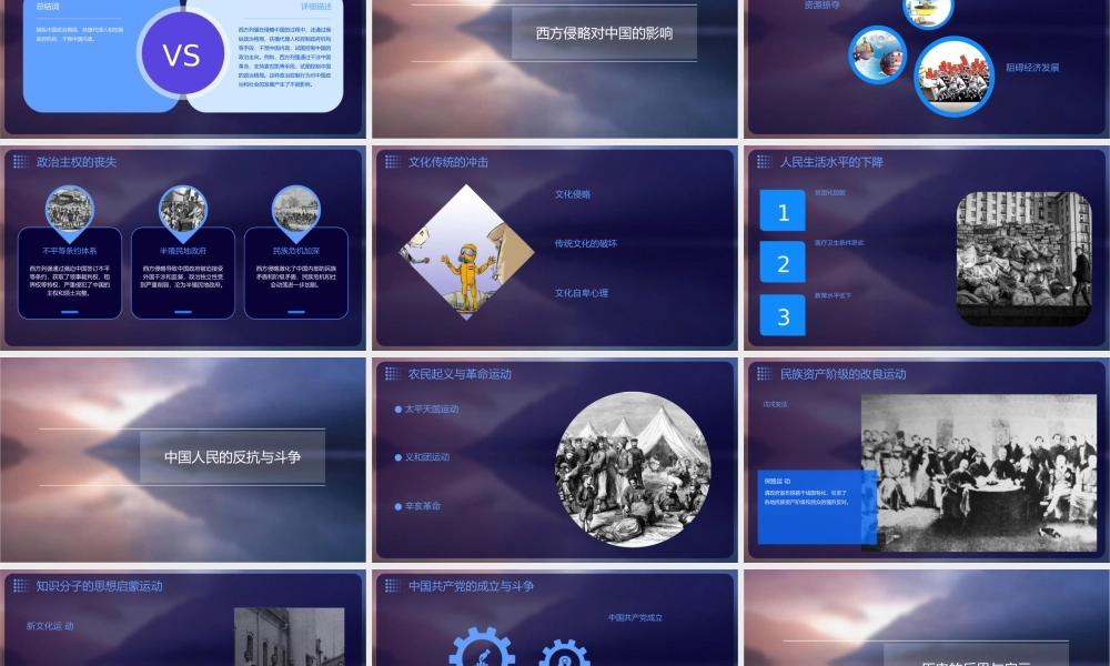 近代西方侵略对中国的影响