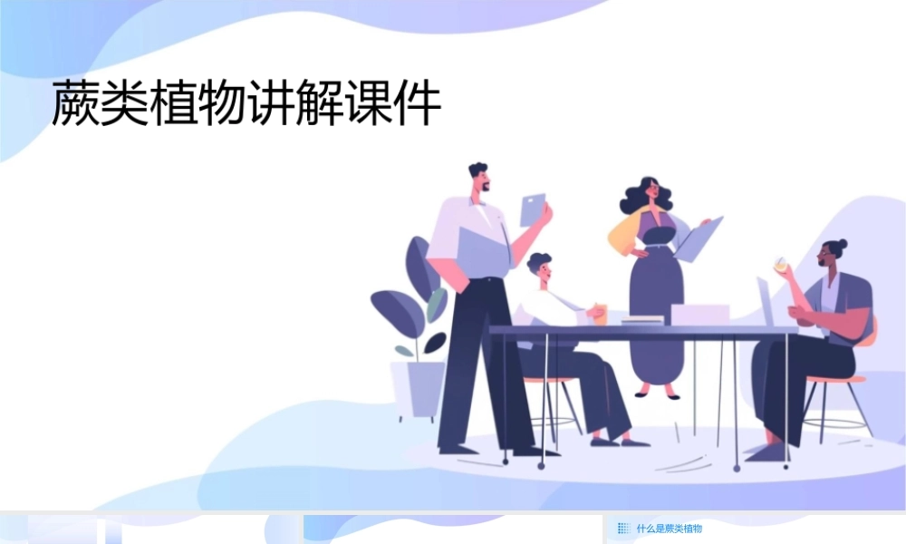 蕨类植物讲解