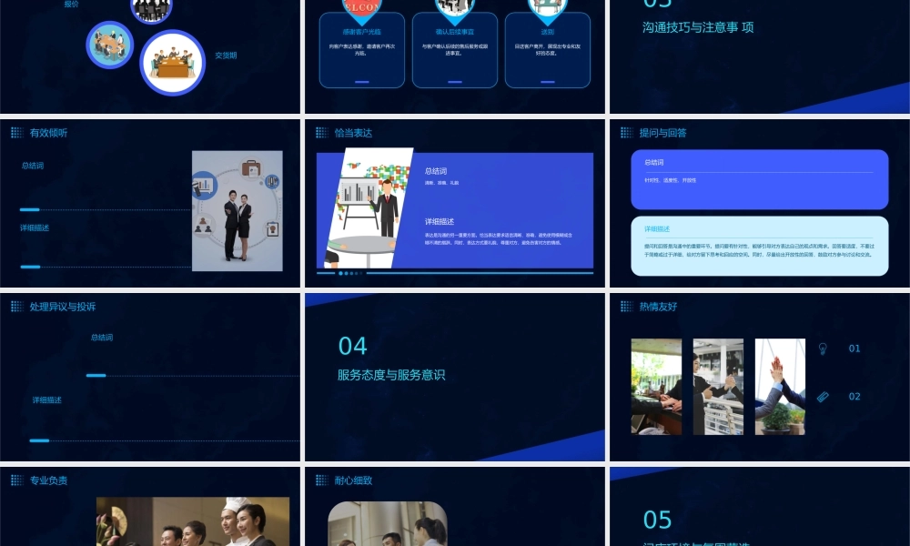 门店职业形象规范与接待沟通培训通用