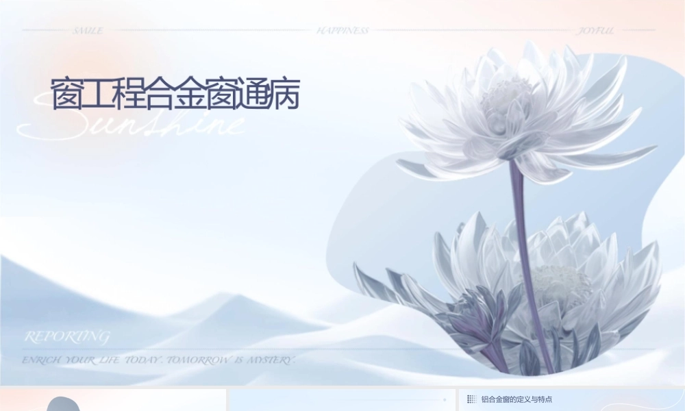 门窗工程铝合金窗通病