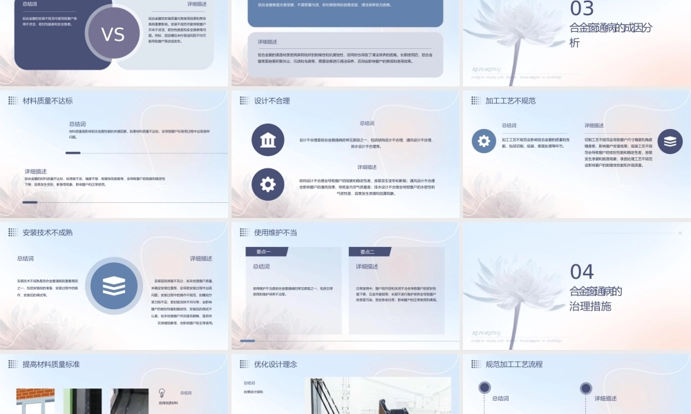 门窗工程铝合金窗通病