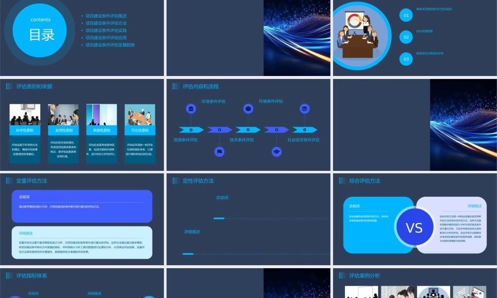 项目建设条件评估