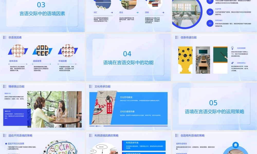 言语交际语境概要