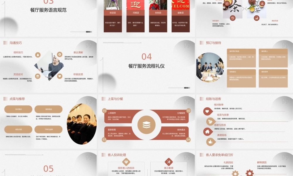 酒店餐厅服务礼仪
