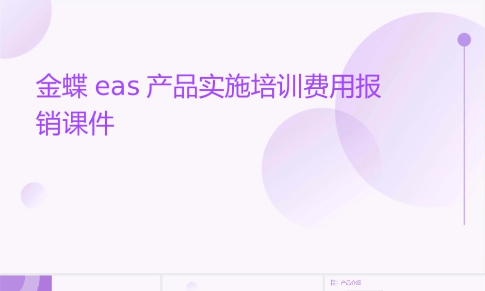 金蝶EAS产品实施培训费用报销