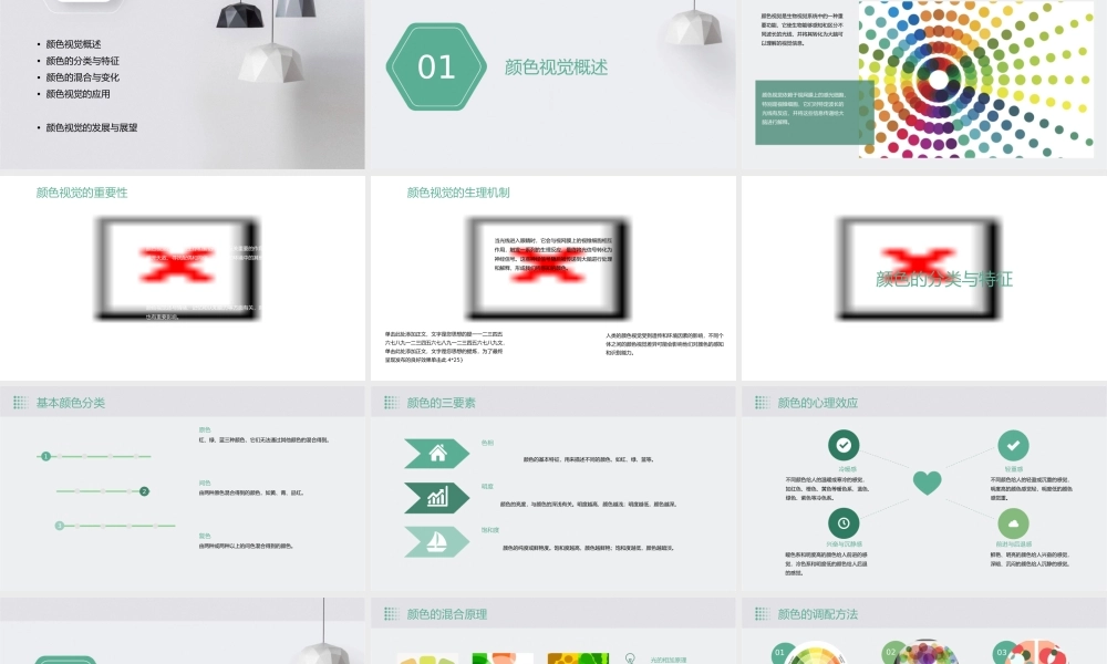 颜色视觉形成