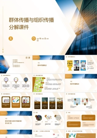 群体传播与组织传播分解