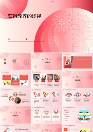 获得教养的途径()通用
