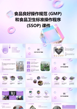 食品良好操作规范(GMP)和食品卫生标准操作程序(SSOP)