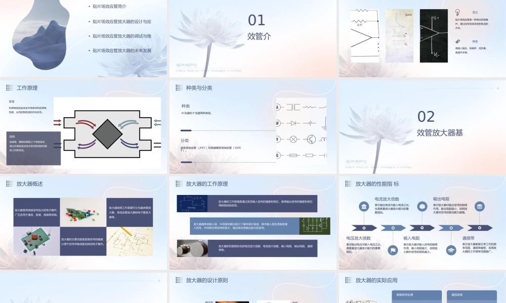 贴片场效应管及其放大器