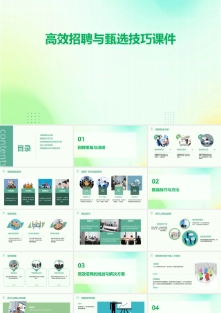 高效招聘与甄选技巧