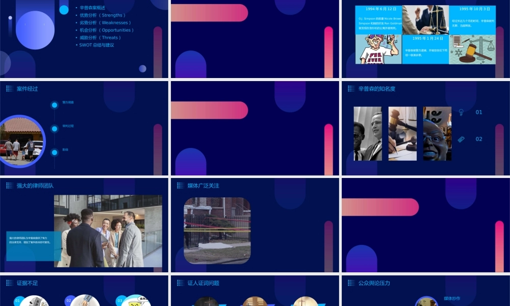 辛普森案的SWOT分析