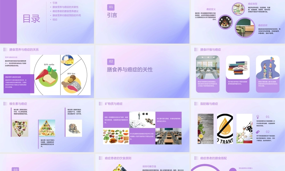 膳食营养与癌症